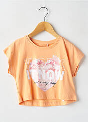 T-shirt orange NAME IT pour fille seconde vue