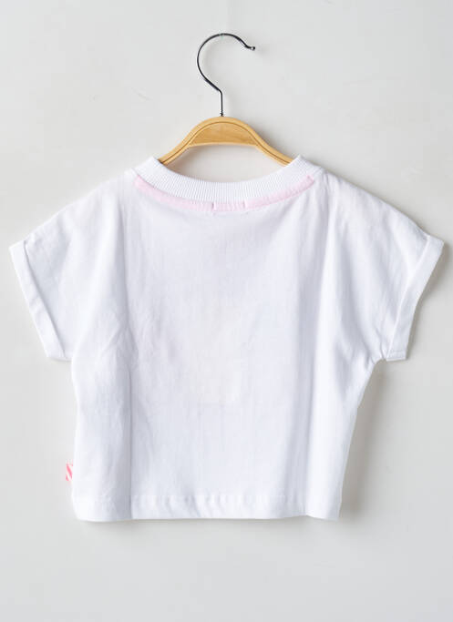 T-shirt stretch manches courtes blanc BILLIEBLUSH fille