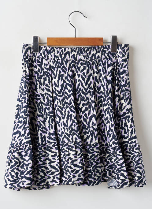 Jupe mi-longue tissage popeline noir ONLY fille