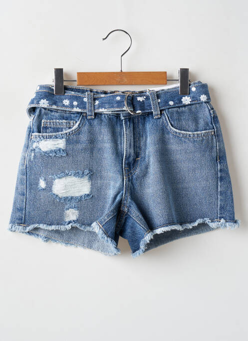 Short bleu ONLY pour fille