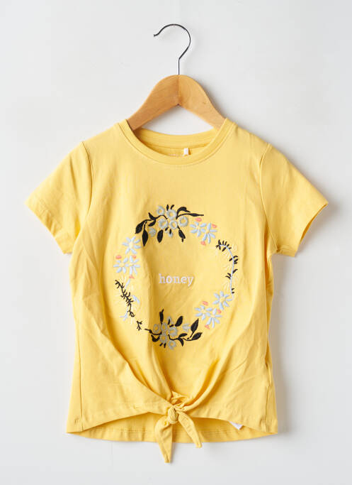 T-shirt jaune NAME IT pour fille