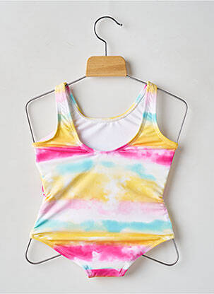 Maillot de bain 1 pièce imprimé fantaisie jaune NAME IT fille