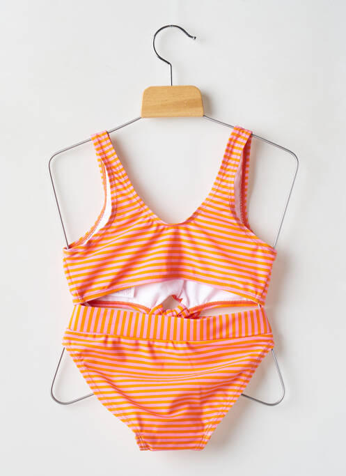 Maillot de bain 2 pièces orange NAME IT pour fille