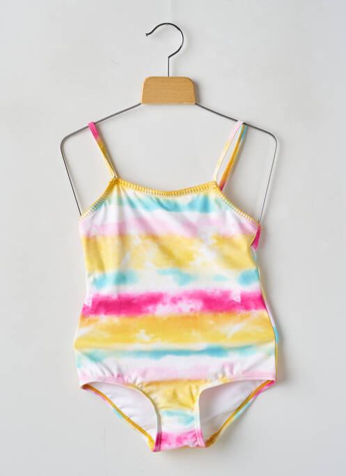 Maillot de bain 1 pièce imprimé fantaisie jaune NAME IT fille