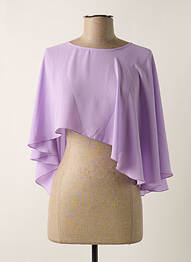 Poncho violet RELISH femme