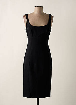 Robe mi-longue sans manche sans manche noir RELISH femme