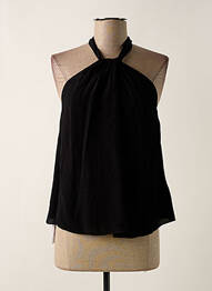 Top coupe fluide sans manche noir PATRIZIA PEPE femme