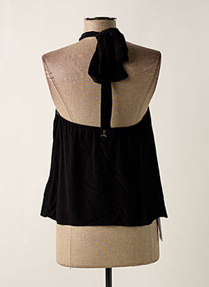 Top coupe fluide sans manche noir PATRIZIA PEPE femme