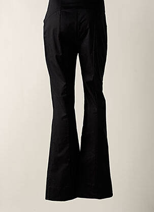 Pantalon flare stretch taille haute noir PINKO femme