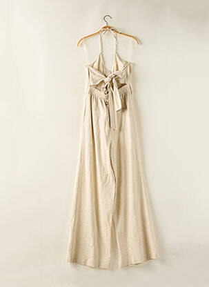 Combi-pantalon fines bretelles fines bretelles beige FRACOMINA femme