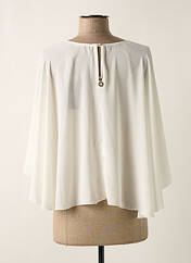 Poncho blanc RELISH pour femme seconde vue