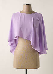 Poncho violet RELISH pour femme seconde vue