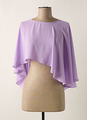 Poncho violet RELISH pour femme