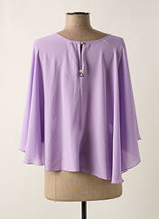 Poncho violet RELISH pour femme seconde vue