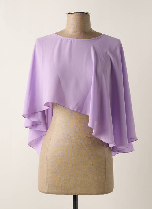 Poncho violet RELISH pour femme