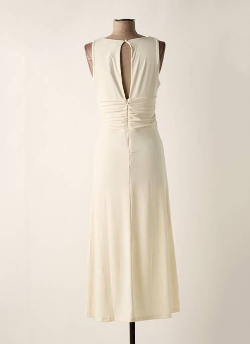 Robe longue beige RELISH pour femme