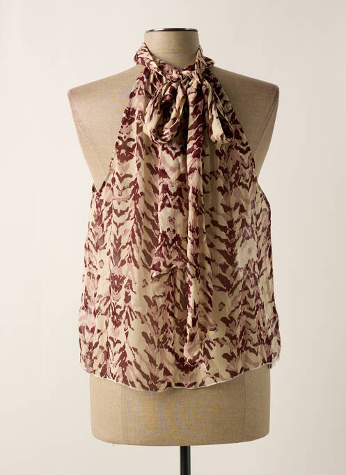 Top beige PATRIZIA PEPE pour femme