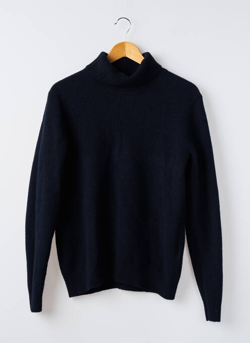 Pull col roulé bleu UNIQLO pour femme