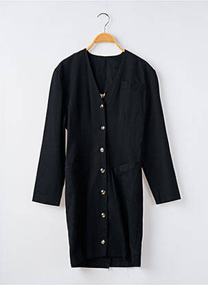Robe courte manches longues manches longues noir SANS MARQUE femme