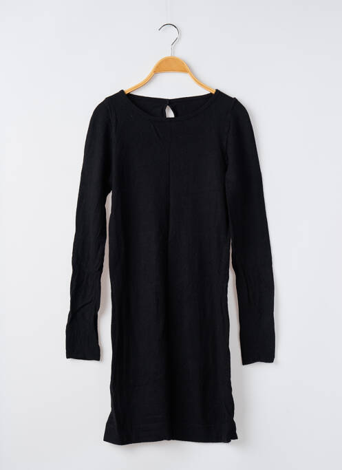 Robe pull coupe cintrée manches longues noir SANS MARQUE femme