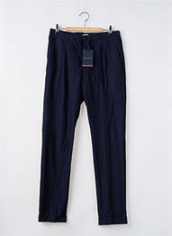 Pantalon slim fermeture zippée sous rabat avec crochet taille normale bleu TOMMY HILFIGER homme