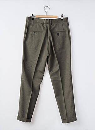 Pantalon slim taille à pinces taille normale vert SAMSOE & SAMSOE homme