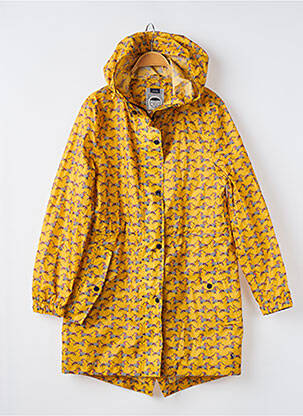 Imperméable poches a capuche jaune JOULES femme
