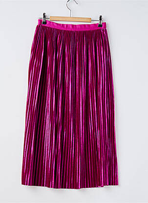 Jupe longue taille haute rose ZARA femme