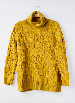 Pull col roulé jaune COS pour femme