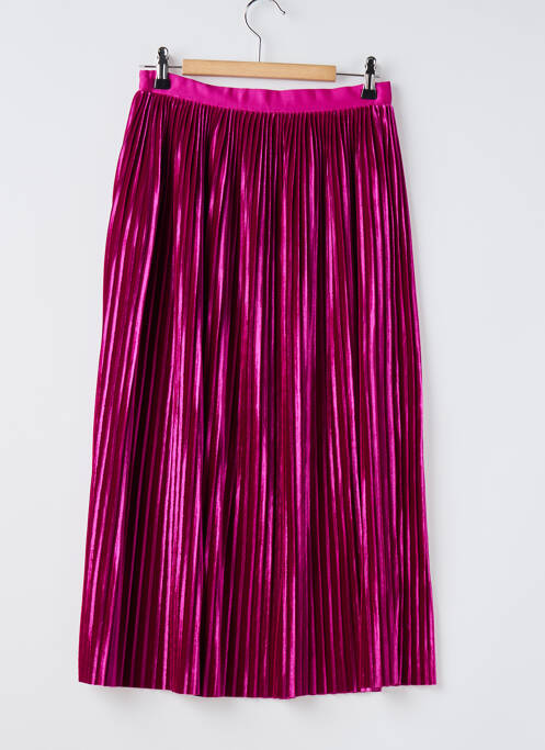 Jupe longue taille haute rose ZARA femme