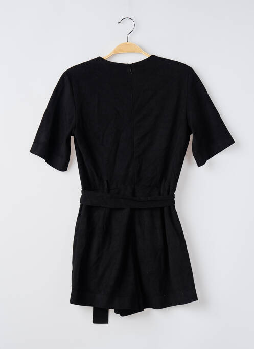 Combishort col cache-coeur manches courtes noir ZARA femme