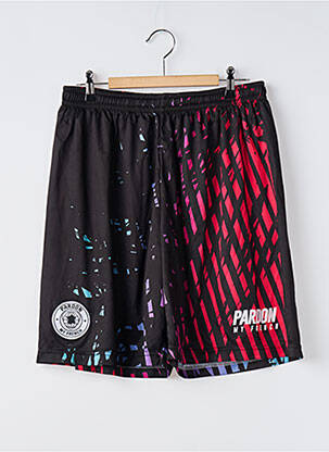 Bermuda taille élastique taille normale noir PARDON MY FRENCH homme