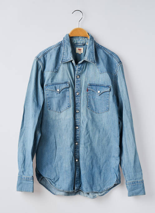 Chemise manches longues bleu LEVIS pour homme