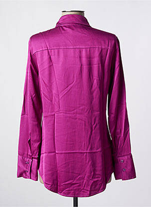 Chemisier coupe cintrée manches longues violet FLIRT COLLECTION femme
