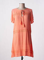 Robe courte orange MASSANA pour femme seconde vue