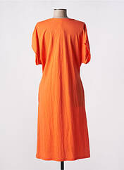 Robe mi-longue orange SCORZZO pour femme seconde vue