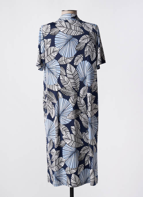 Robe mi-longue bleu BARANDI pour femme