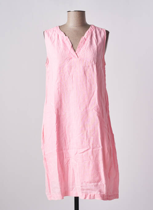 Robe mi-longue rose CECIL pour femme