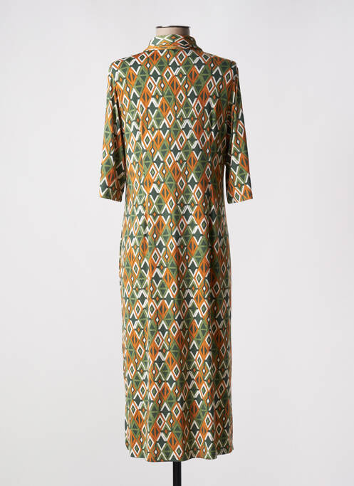 Robe mi-longue vert BARANDI pour femme