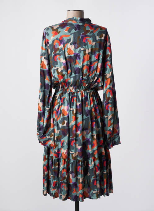 Robe mi-longue vert FLIRT COLLECTION pour femme