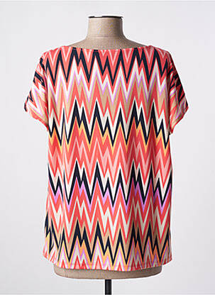 Top stretch manches courtes rose BETTY BARCLAY femme