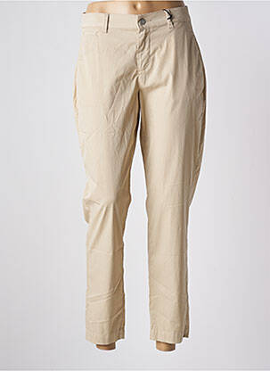 Pantalon 7/8 stretch taille normale beige fonce ANGELS femme