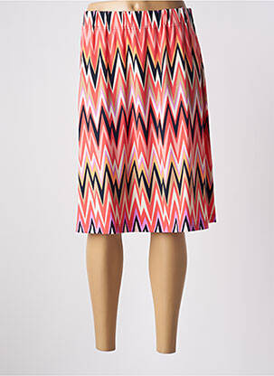 Jupe mi-longue stretch rose BETTY BARCLAY femme