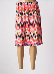 Jupe mi-longue stretch rose BETTY BARCLAY femme