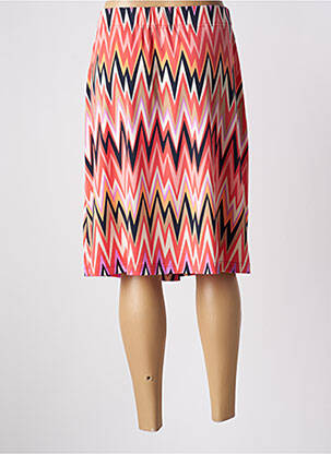 Jupe mi-longue stretch rose BETTY BARCLAY femme