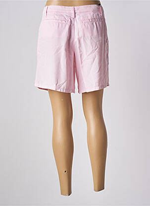 Short fermeture zippée sous rabat boutonné taille normale rose LCDN femme