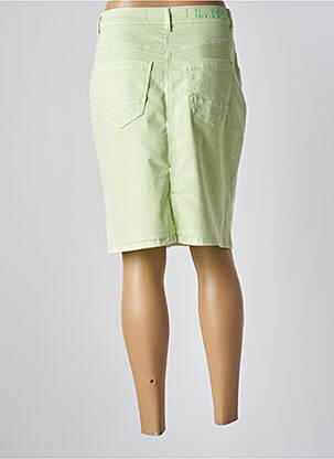 Jupe mi-longue stretch vert CECIL femme
