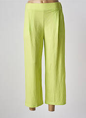 Pantalon 7/8 vert SCORZZO pour femme seconde vue