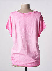 T-shirt rose CECIL pour femme seconde vue