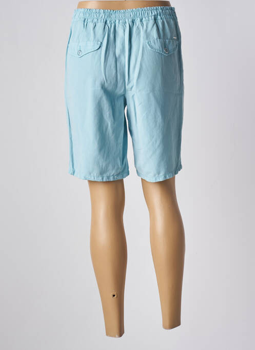 Bermuda taille élastique taille normale bleu LCDN femme